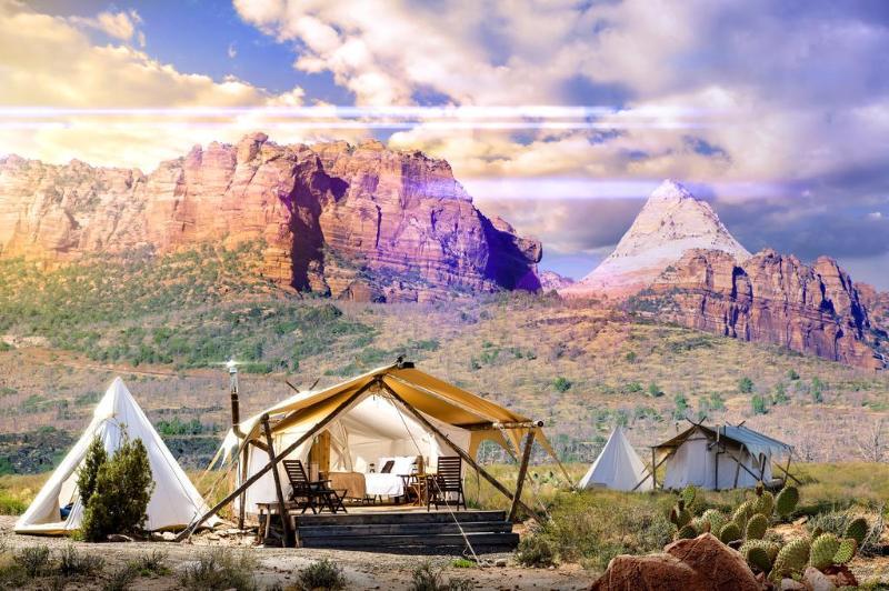 Under Canvas Zion Virgin Eksteriør billede